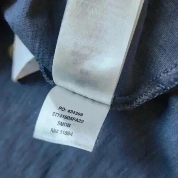 Patagonia Mainstay Henley Shirt Navy Blue Regular Fit V-Neck Women's size Small - Picture 11 of 13